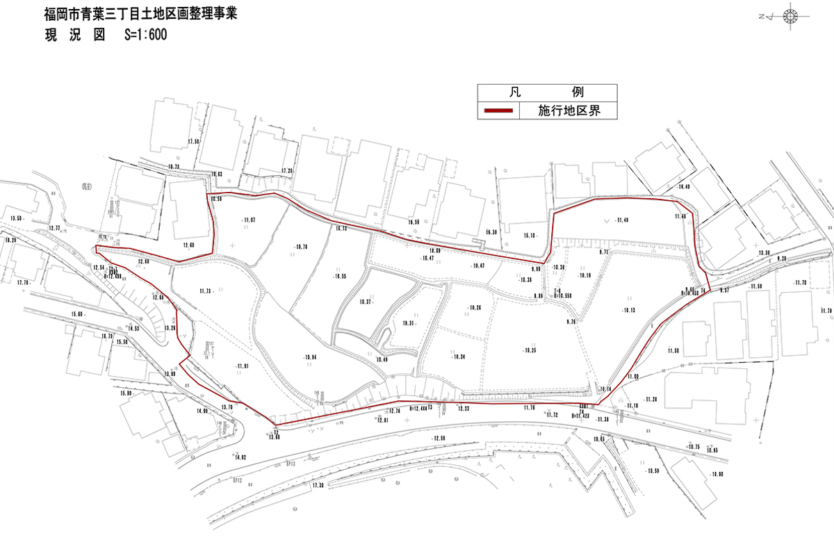 青葉三丁目現況図