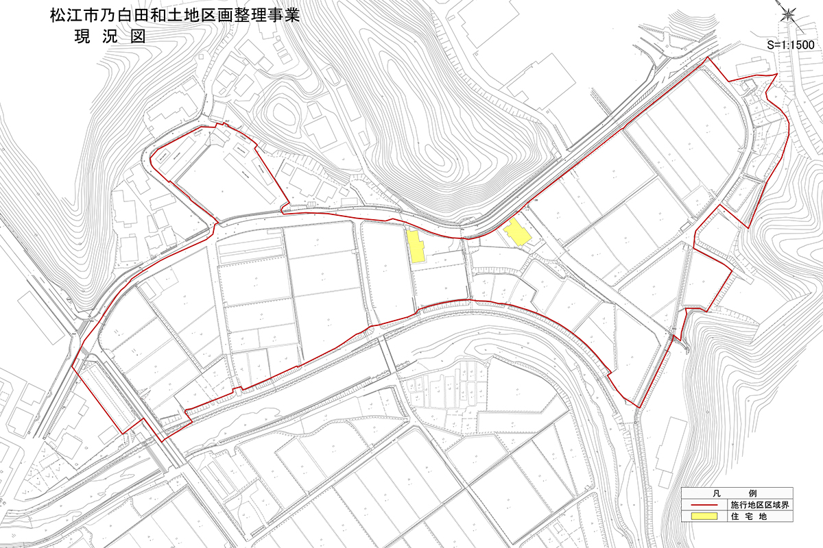 乃白田和現況図